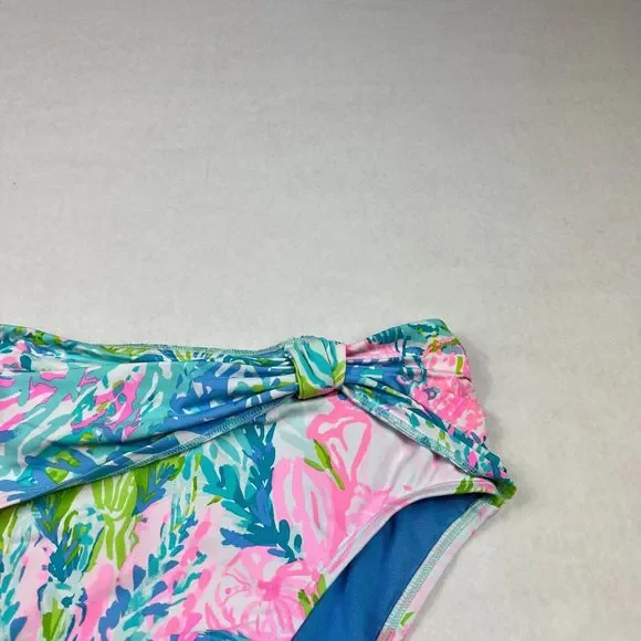 Lilly Pulitzer Womens Taj Bikini Swimsuit Bottom Colorful Beach Pool Size 4 - Picture 2 of 7